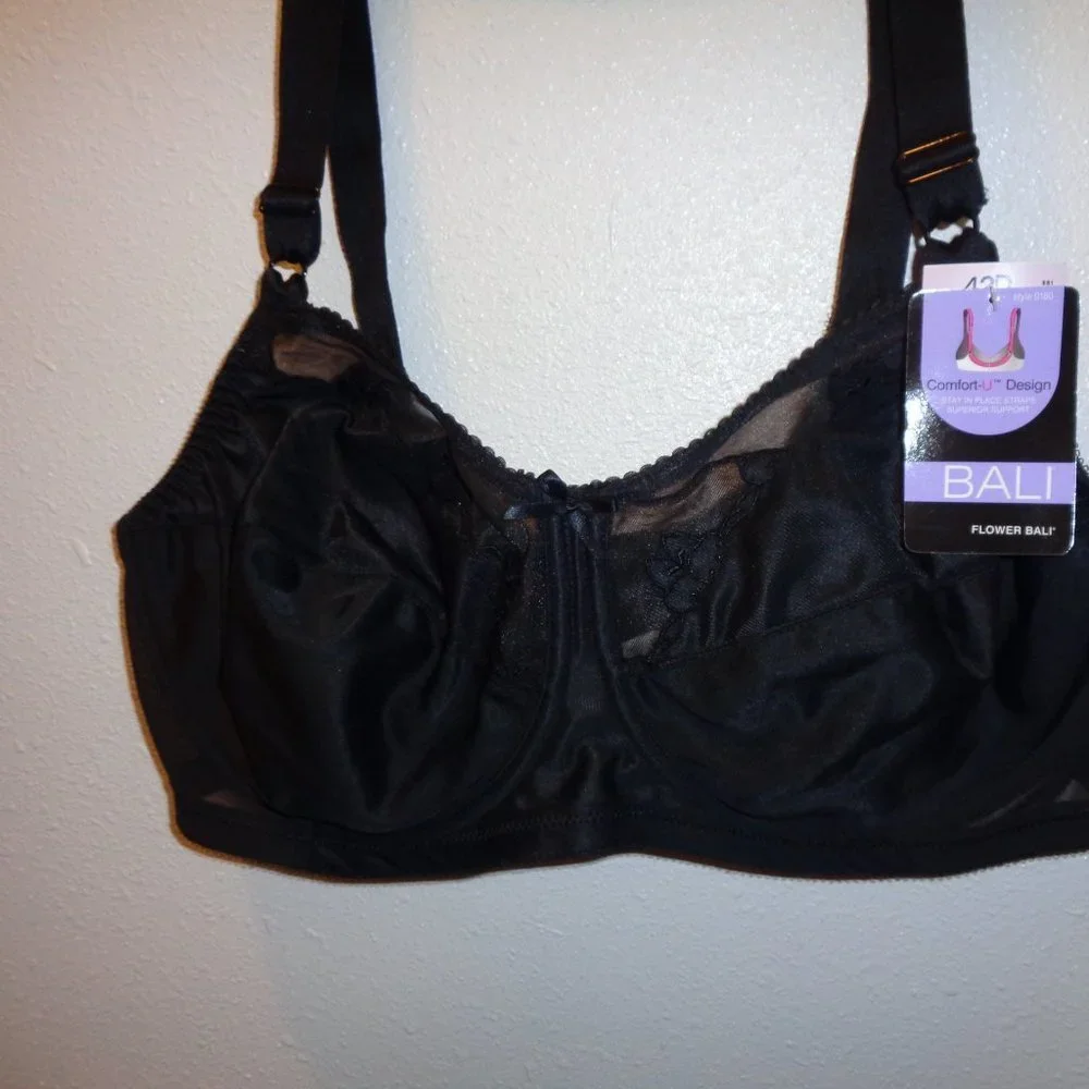 BALI Comfort-U Flower Full-Figure Bra 0180 42D
